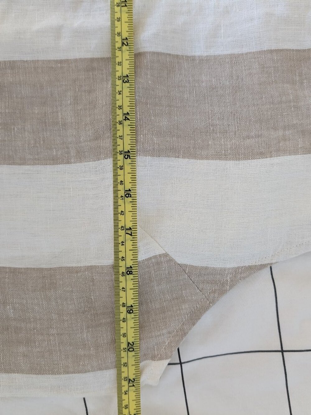 Striped Linen Crop Top NWOT Laude the Label - Picture 7 of 8